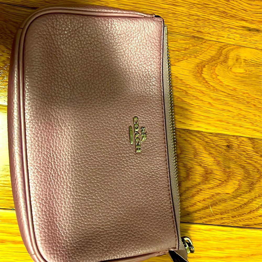 Pink Coach Wristlet
